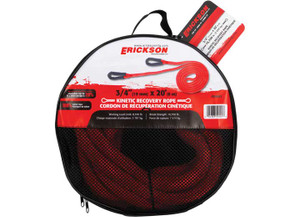 Erickson - 3/4in X 20ft Kinetic Recovery Rope 16700lb Breaking Strength - 59401