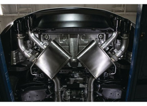 Corsa Exhaust - 16c Camaro Ss Zli 6.2l 2.75 In Axleback Exhaust Dual Rear Exit W/twin 4.0in Blk - 14789BLK