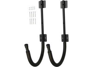 Extreme Max - One Piece Steel Storage Racks Kayak Wall Cradle Set W/13in Cradle Opening Wall Mount 200 Lb Cap - 3005.3474