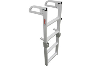 Extreme Max - Aluminum 4step Compact Folding Pontoon Boarding Ladder - 3005.4089