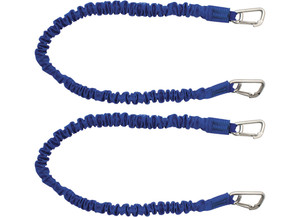 Extreme Max - Boattector Highstrength Line Snubber & Storage Bungee 48in W/ Compact Hooks Blue(value Pack Of 2) - 3006.2792
