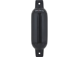 Extreme Max - Boattector Inflatable Fender 6.5in X 22in Black - 3006.7288