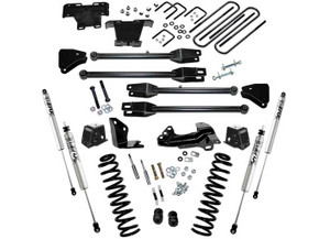 Superlift - 0507 Ford F250/f350 Super Duty 4wd Diesel 4in Lift Kit W/4 Link Conversion W/fox 2.0 Series Shocks - K230F