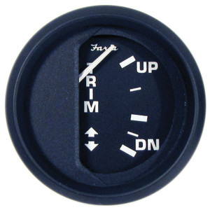Riverside MFG. - Euro Trim Gauge(mercury/mariner/mercruiser/volvo Dp/yamaha 2001 And Newer) 2in Black - 12828