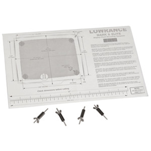 Lowrance - Flushmount Kit For 5in Elite/mark Series Displays - 000-10028-001