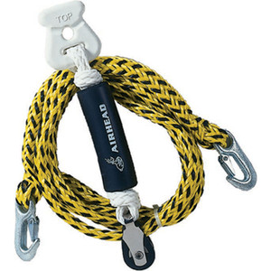 Airhead Sports - Airhead Self Centering Tow Harness12 Ft Rope 2 Riders - AHTH-3