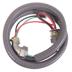 Extreme Max - Whip Air Conditioner Wiring Kit #10 Thhn Wire With Metallic Connectors 1/2 In X 6 Ft - 310.103