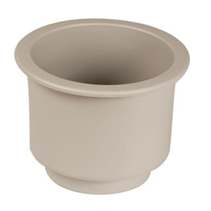 Beckson Marine - Drain Spigot Series Drink Holder33/4in Hole Cut X 31/4in Depth White - GH43-W1-U