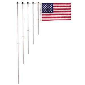 Taylor Made - 3/4in*24in Al Flag Pole W/charlevoix Clips - 916