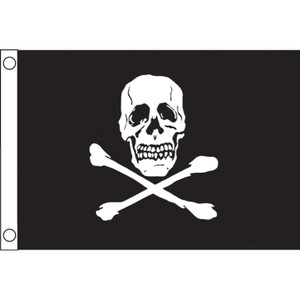 Taylor Made - 12x18 Jolly Roger Flag - 1818