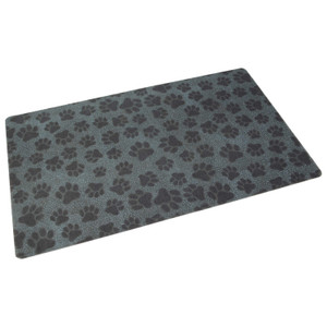 Extreme Max - Pet Bowl Placemat 12in X 20in Dots Black - 1304.8021
