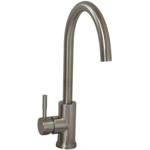 American Brass - Faucet Kitchen Metal Single Lever Gooseneck Spout W/optional Instaspray Aerato - SL7000BN-A