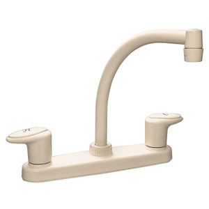 Valterra - Kitchen Faucet 8in Hiarc 2 Lever 1/4 Turn Plastic Biscuit - PF221101