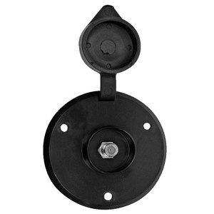 Prime - Round Cable Tv Receptacle  Black - 1574044