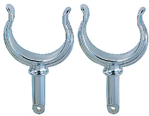 Perko - Ribbedtype Rowlock Horns2in Manganese Bronze Finish - 0828DP0PLB