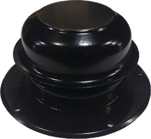 Heng's - Metal Black Plumbing Cap - 10004-C BS