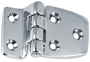 Perko - Chromeplated Offset Shortside Hinge With Fixed Pin21/2in Open X 3/4in Shortside Pair - 1214DP1CHR