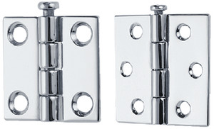 Perko - Chromeplated Butt Hinge3in Open Width X 3in Pin Height - 1293DP9CHR
