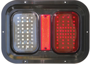 Valterra - Weatherproof Led Tail Lamp Turn Signal And Brake Light W/ Led Back Up Light - DG52721PB