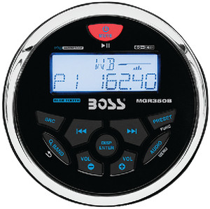 BOSS Audio - Boss Audio Systems Mgr350b Marine Gauge Receiver  Bluetooth Digital Media Mp3 - MGR350B