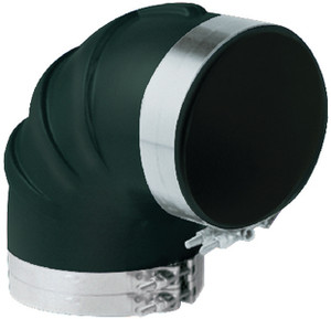 Extreme Max - Trl 90degree Series Wet Exhaust Bellows With Stainless Steel Tbolt Clamps 4in I.d. - 3005.8042