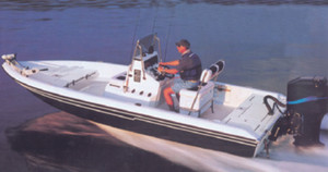 Carver Covers - Boat Cover Vhull Cc Shallow Draft Bay Style O/b 23 ;mist Gray - 71223S-11