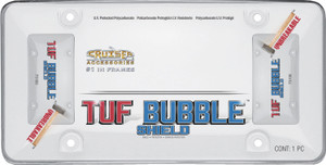 Rock Tamers - License Plate Frametuf Bubble Shield Clear Plastic - 73100