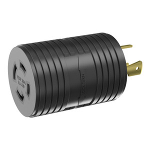 Midland Power - Compact Portable 3 To 4prong Twist Lock Rv Adapter Ecad05730a Male/30a Female - CADL53PL14R