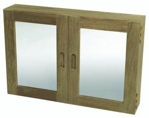 Whitecap - Teak Large Medicine Chest With Double Doors - 60578