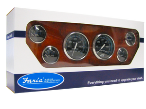 Riverside MFG. - Chesapeake Inboard Gauge Setblack Ss - KTF064