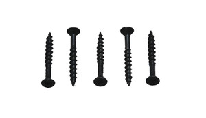 AP Products - Flat Head Square Recess Screw Black 8 X 2 (25/ctn) - 012-FSQ25BL 8 X 2