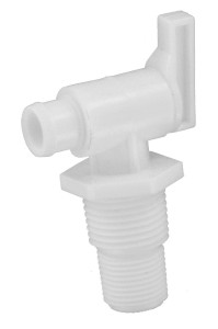 Valterra - Universal Drain Valve 3/8in Or 1/2in Threaded Carded - A01-2026BKVP