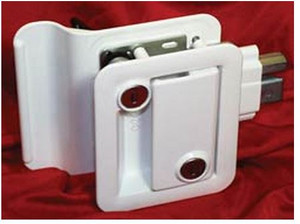 Fastec - Travel Trailer Lock W/deadboltwhite - 43610-09