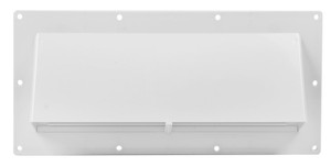 Newcorp - Vent For Large Outlet Static Exhaust Range Hoods 103/8in X 31/2in Rough Opening Wht - 254