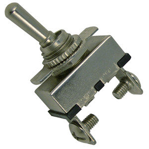 Pico Wiring Accessories - Toggle Switch With Indicator Plateonoff 5/8in Metal Bat Handle 120 Vac 6 Amp / 240 Vac 3 Amp - 5577PT