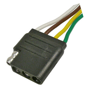 Pico Wiring Accessories - 4way Trailer Connector With Polarized Endfemale 6in 16 Awg - 0714PT