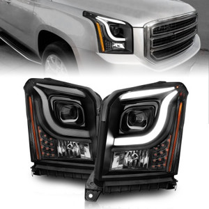 Anzo - 1517 Yukon & Xl Projector Headlights W/light Bar Balck Housing - 111535