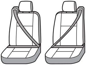 Covercraft Industries - 04c F150 Bucket W/ Adj Headrest Charcoal - SS2354PCCH