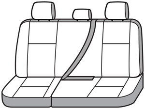 Covercraft Industries - 2011 F150/f250sd Ext Cab 60/40 Split Bottom Seat W/3 Adj Headrests W/center Shoulder Belt W/o Armres - SS8401PCCH