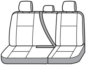 Covercraft Industries - 1623 Tacoma Seat Saver 2nd Row Seat Cover - SS8452PCGY