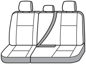 Covercraft Industries - 2019 F250/f350 Superduty Seatsaver Second Row Waterproof Grey - SS8493WFGY