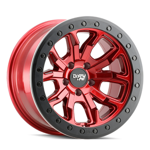 Dirty Life Wheels - Dt1 (9303) Crimson Candy Red 17x9 6139.7 12mm 106mm - 9303-7983R12