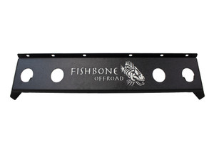 Kentrol - Fishbone Offroad - 18c Wrangler/20c Gladiator Mako Front Bumper Skid Plate Black Powder Coated Steel - FB23176