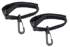Kentrol - Fishbone Offroad - Pair Of Roll Bar Hooks Black Nylon Webbing - FB55160