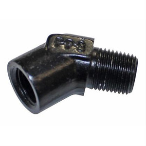 Fragola Performance Systems - 1/8 Pipe 45 Degree Male/female Black - 491501-BL