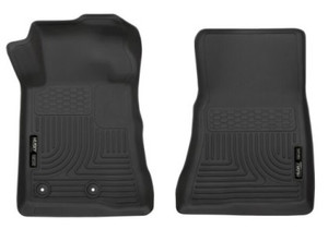 Husky Liner - 15c Mustang Convertible/coupe Black Front Row Floor Liners Xact Contour Series - 55471