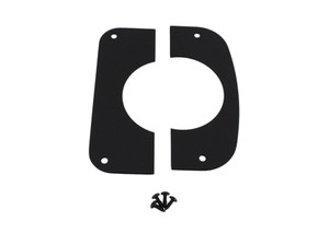 Kentrol - Fishbone Offroad - 7686  Cj Column Cover Black Powdercoat Stainless Steel - 50426