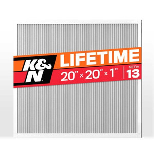 K&N Filters - Hvac Filter 20x20x1 Merv 13 Nonwoven Synthetic - HVC-13-12020