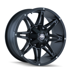 Mayhem - Rampage (8090) Matte Black 18x9 6x5.5/6x135 18mm 108mm - 8090-8937MB18