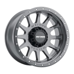 Method Race Wheels - Mr605 Nv 20x10 24mm Offset 8x170 124.9mm Cb Gloss Titanium - MR60521087824N